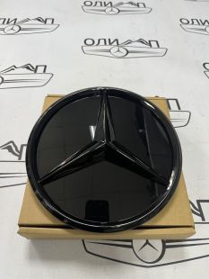 Эмблема в решетку Mercedes GLC x253 GLE V167 GLS X167 черная Эмблема в решетку Mercedes GLC x253 GLE V167 GLS X167 черная